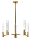 Lacquered Brass Led Chandelier From The Shea Collection. Fixed Price $479.99.