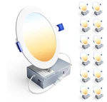 Ensenior Pack 6 Inch Ultra-thin Led Recessed Light With Junction Box,l.. Fixed Price $45.99.