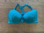 Victoria's Secret Capri Sea Lace 38C Sexy Tee Push Up Padded Front Close Bra. Fixed Price $16.00.