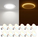 12PK Freelicht 5/6 Led Can Lights 2700K-6000K 5CCT Night 1000LM Retrofit. Fixed Price $60.00.