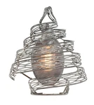 New Varaluz Light Wall Sconce - 247W01SL Recycled Flow Steel. Fixed Price $99.95.