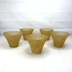 Progress Lighting Bravo Chandelier Pendant Replacement Etched Umber Linen Glass. Fixed Price $10.00.