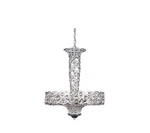 Eurofase Lighting Crystal Chandelier With Accents. Fixed Price $450.00.