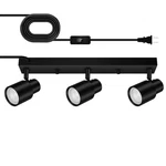 Plug-in Track 3-LIGHT Lighting(black),. Fixed Price $64.77.