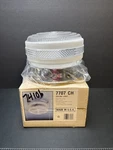 Vtg New Drum White Crystal Hilite Chrome Finish 6 1/2 Ceiling Light Nos Mcm. Fixed Price $17.99.
