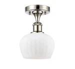 Innovations Lighting 516 Fenton 7"W Semi-flush Ceiling White. Fixed Price $165.00.