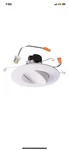 Halo In. / 3000K Matte White Recessed Led Gimbal RA5606930WHR - New. Fixed Price $10.99.