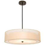 Vonluce 3-LIGHT Drum Chandeliers, 20" Pendant Fixture 20INCH, Black. Fixed Price $128.76.