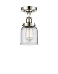 Innovations Lighting 916-1C-11-5 Bell Semi-flush 5"W Nickel. Fixed Price $154.00.