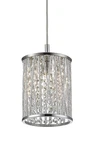 Z-lite 872CH-RMP Chrome Terra 1-LIGHT Pendant. Fixed Price $72.00.