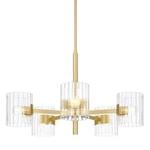 Designers Fountain D284C-5CH Aries Light 28"W Chandelier Gold. Fixed Price $279.00.