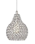 Westinghouse 6103700 Light 7-1/4"W Crystal Mini Pendant Nickel. Fixed Price $76.27.