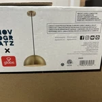 Novogratz X Globe Pendant, Light Gold Color Local Pick Up. Fixed Price $55.00.