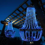 Sunnypark Hanging Solar Lantern Outdoor 28 Modern Clear Crystal Acrylic. Fixed Price $49.32.
