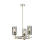 Innovations Crown Point 3-LT 7" Stem Pendant, Pn/psg 434-3CR-PN-G434-7SM. Fixed Price $572.00.