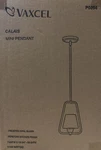 Vaxcel P0094 Calais 1 Light 7 Inch Venetian Bronze Mini Pendant Ceiling. Fixed Price $39.95.