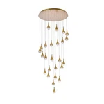 Elegant Lighting Amherst 42" Chandelier, Satin Gold - 3825D42SG. Fixed Price $2786.00.