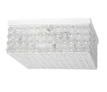 Elegant Designs FM1004-WHT 12 In. 2-LIGHT White Square Flush Mount Ceiling. Fixed Price $54.98.