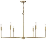 Savoy Essentials Salerno Chandelier, 6-LIGHT 360 Total Watts, Warm Brass. Fixed Price $326.30.