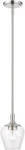 Livex Lighting 46721-91 Mini Pendant Ceiling Brushed Nickel Clear Glass. Fixed Price $29.99.