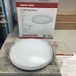 Satco 11" Led Flush Mount Ceiling Light, 16W, 3000K, 990LM,PART # 62-745-(XX29). Fixed Price $23.99.