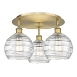 Innovations Lighting 516-3C-11-20 Athens Deco Swirl Flush Brushed Brass. Fixed Price $521.40.