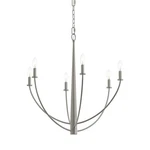 Progress Lighting P400459 Jheni 6 28"W Taper Candle Style - Nickel. Fixed Price $289.97.