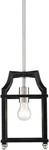 Golden Lighting 8401-M1L Pw-blk Leighton Mini Pendant,. Fixed Price $169.00.