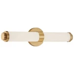 Access Lighting Aqua 4.5 In. Brushed Gold Vanity Bar With Opal Glass Shade. Fixed Price $149.99.
