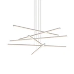 Sonneman 2766 Aluminum Stix Arm Led Pendant With Optical Acrylic Shade. Fixed Price $3488.00.