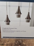 Style Selections 11.8-IN Brushed Nickel Mini Pendant. Fixed Price $22.74.