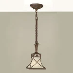 Murray Feiss P1092PAL Normandie Court Mini Pendant, Palladio & Cream Snow Glass. Fixed Price $94.99.