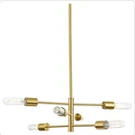 Progress Lighting Noda 6-LIGHT Brushed Gold Shaded Pendant Contemporary. Fixed Price $14.98.