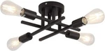 Zglaojt Semi Flush Mount 4 Light Ceiling Matte Black With E26 Base Modern. Fixed Price $21.99.