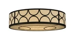 Meyda Tiffany Revival Deco Cilindro Light 48" Wide Flush Mount Drum Chandelier. Fixed Price $2500.00.