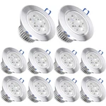 Pack Of 10,POCKETMAN 110V 5W Led Ceiling Downlight,cool White Spotlight.... Fixed Price $99.92.
