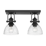 Golden Lighting 3118-2SF Hines 18"W Accent Ceiling Matte Black /. Fixed Price $219.99.