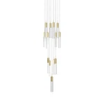 Avenue Lighting HF1905-13-GL-C The Original Glacier 20"W Brass. Fixed Price $2079.00.