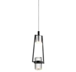 Elan 84188 Chrome/black Ayse Single Light 4"W Led Mini Pendant. Fixed Price $149.00.
