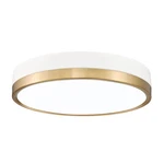 Z-lite Algar Light 16" Flush Mount, White/gold/frosted 1006F16-MW-MGLD-LED. Fixed Price $242.00.