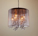 Artcraft Sherwood 8-LIGHT 24 1/2" Bronze Pendant. Fixed Price $350.00.