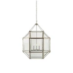 Visual Comfort - Morris Large Lantern Polished Nickel Clear Glass. Fixed Price $1400.00.