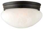 Design House 514539 Millbridge 2 Light 10"W Flush Mount Ceiling - Bronze. Fixed Price $39.85.