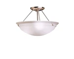 Family Spaces 3 Light Semi-flush Mount With Transitional Inspirations 9.75. Fixed Price $144.97.