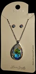 Laura Janelle * Swarovski Crystal Set Necklace W/pendant & Earrings New. Fixed Price $74.99.