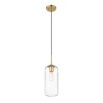 Z-lite Monty Light 17" Pendant, Heritage Brass/clear 738P17-HBR. Fixed Price $114.00.