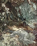 Titania From Midsummer's Night Dream Drawing Giclee Print On Fine Art Paper. Fixed Price $20.99.