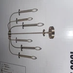 Luminosa 6-LIGHT Antique Gold Chandelier. Fixed Price $250.00.