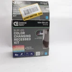 Commercial Electric Ultra Slim Canless Recessed Integrated Led Kit - Light Only. Fixed Price $8.37.