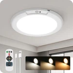 Rechargeable Motion Sensor Ceiling Light Remote Wireless Dimmable Magnetic 6000K. Fixed Price $30.99.
